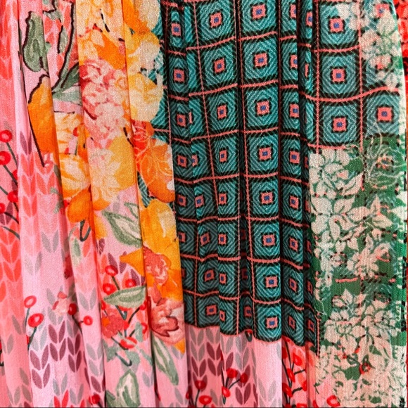 Anthropologie Bhanuni by Jyoti Pink Floral Maxi Dress - Picture 14 of 16